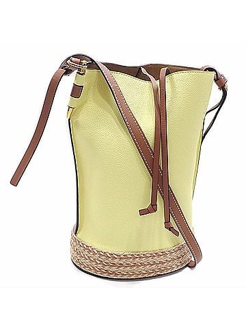 Loewe Loewe Gate Bucket Shoulder Bag for Women, Yellow Brown Calf Leather, A650Z56X01 (view 1)