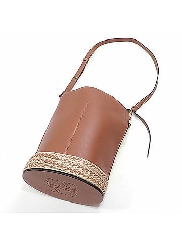 Loewe Loewe Gate Bucket Shoulder Bag for Women, Yellow Brown Calf Leather, A650Z56X01 (view 2)