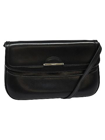 Bally Vintage Shoulder Bag Leather Black Leather Shoulder Bag Bag (view 1)