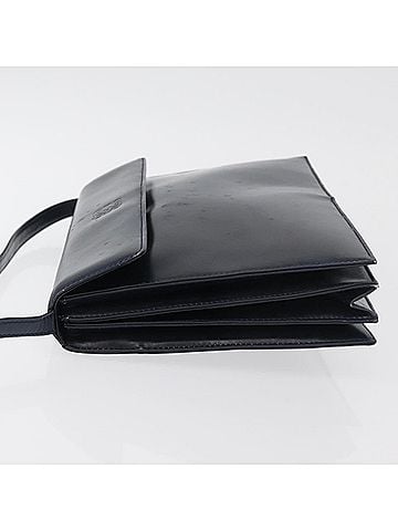 Loewe Anagram Shoulder Bag Leather Navy Leather Shoulder Bag Bag (view 2)