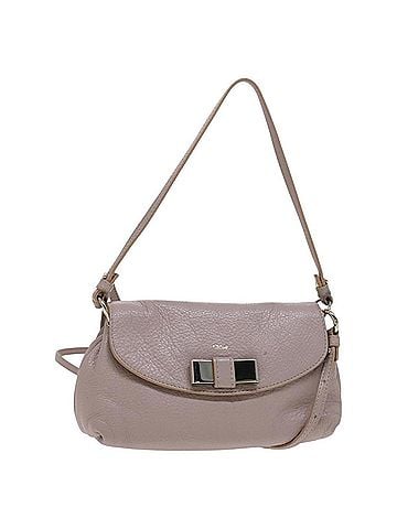 Chloé Lily Shoulder Bag Leather Purple Leather Shoulder Bag Bag (view 1)