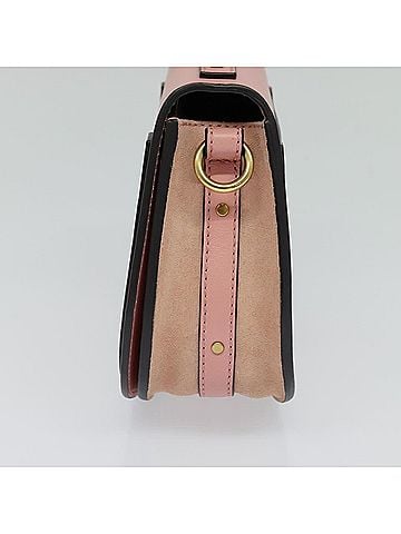 Chloé Nile Crossbody Bag Leather Pink Leather Handbag (view 2)