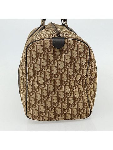 Dior Vintage Trotter Boston Bag Diorissimo Canvas Beige Canvas Handbag (view 2)