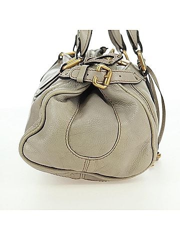 Chloé Paddington Lock Handbag Leather Beige Leather Handbag (view 2)