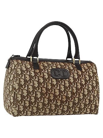 Dior Trotter Shoulder Bag Canvas Beige Canvas Handbag (view 1)