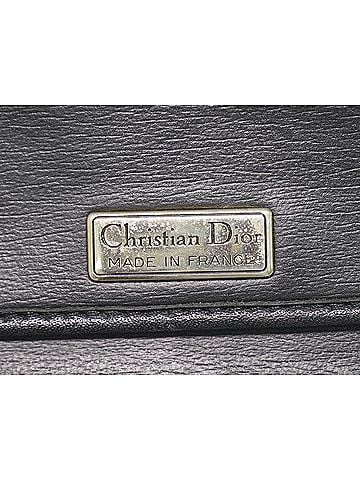 Dior Vintage Shoulder Bag Leather Black Leather Shoulder Bag Bag (view 2)