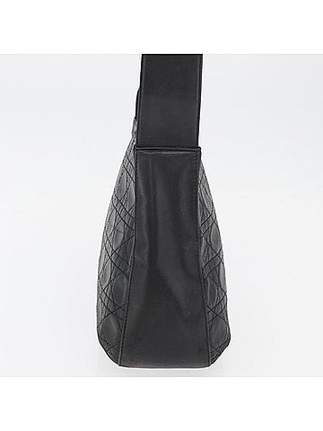 Dior Vintage Shoulder Bag Leather Black Leather Shoulder Bag Bag (view 2)