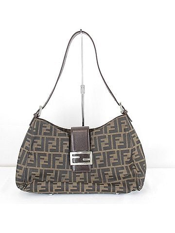 Fendi FENDI Zucca pattern Mamma Bucket Shoulder Bag, Canvas, Brown, Women's (view 1)