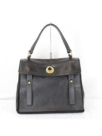 Yves Saint Laurent YVES SAINT LAURENT 197149?486628 Leather Handbag, Black, Women's (view 1)