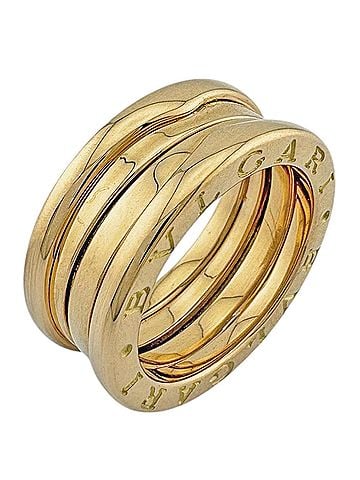 Bvlgari BVLGARI B.zero1 3-band ring, BVLGARI, 18K yellow gold, 50ct, women's, (view 1)