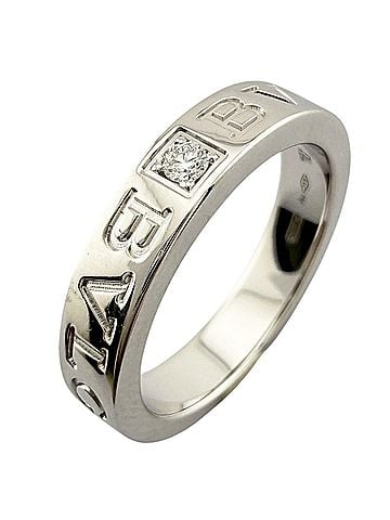 Bvlgari BVLGARI Ring, 1, 18K White Gold, Diamond, Women's Ring (view 1)