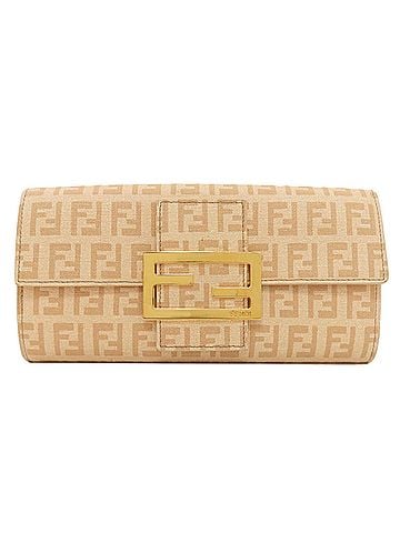 Fendi Fendi Zucchino Pattern Long Wallet PVC Women's FENDI (view 1)