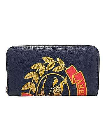 Burberry Burberry logo motif long wallet, leather, women's. (view 1)