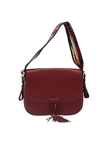 Dior Diorodeo Flap Bag Leather Red Leather Shoulder Bag Bag (view 1)