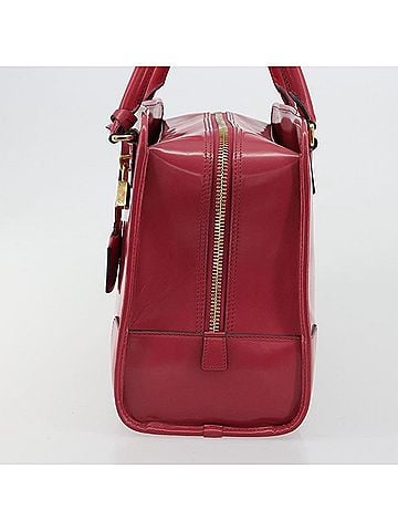 Loewe Amazona Bag Patent Pink Patent_Leather Handbag (view 2)