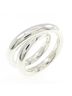Hermès 100% Sterling Silver Silver Toned Hermes Vertige Ring One size - photo 1