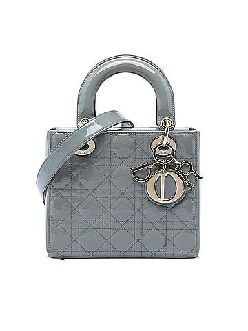 Dior Small Patent Cannage Lady Dior (view 1)
