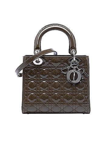 Dior Medium Patent Cannage Lady Dior (view 1)