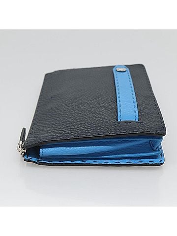 Fendi Selleria Zip Pouch Leather Black Leather Clutche & Pouche Bag (view 2)