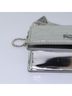 Prada 100% Leather Solid Silver Chain Wallet Embellished Leather Silver Leather Wallets Accessory One size - photo 7