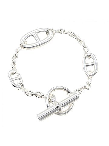 Hermès Hermes Chaine d'Ancre Farandole Bracelet, Sterling Silver 925, Women's Tone (view 1)