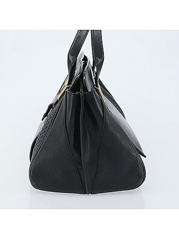 Chloé Alice Satchel Leather Black Leather Handbag (view 2)