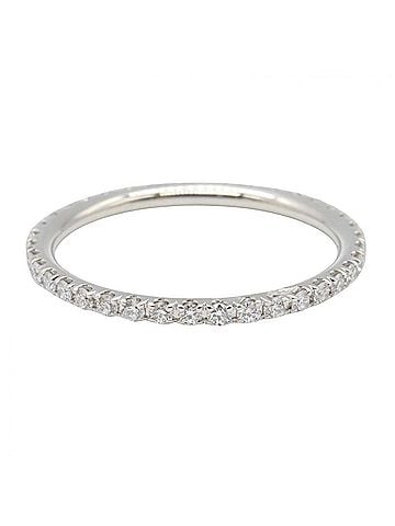 Van Cleef & Arpels Van Cleef & Arpels Eternity Ring, Diamond 18K White Gold (18KWG), Women's, Silver Tone, VCARO8BP47 (view 2)