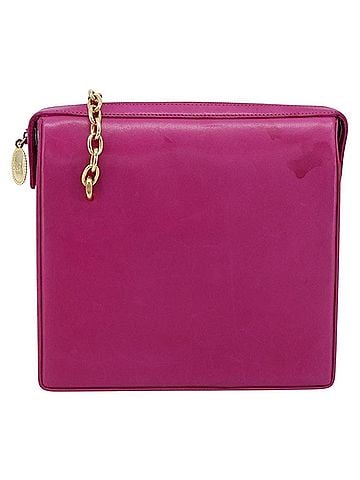 Dior Chain Shoulder Bag Pink Leather Shoulder Bag Bag (view 1)