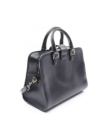 Yves Saint Laurent Yves Saint Laurent Saint Laurent Paris YSL line Baby Monogram Cabas 2-way handbag, leather, women's, black, 568853 (view 2)