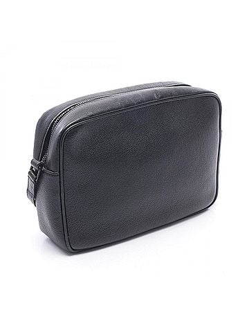 Yves Saint Laurent Yves Saint Laurent Saint Laurent Paris LOU Monogram Shoulder Bag/Handbag, Leather, Women's, Black, 574494 (view 2)