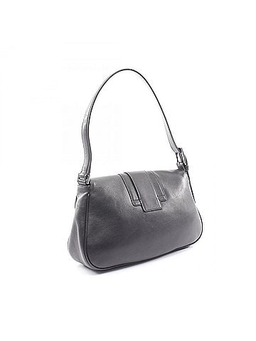 Salvatore Ferragamo Salvatore Ferragamo logo shoulder bag/handbag, leather, women's, black, item number 21 2849 (view 2)