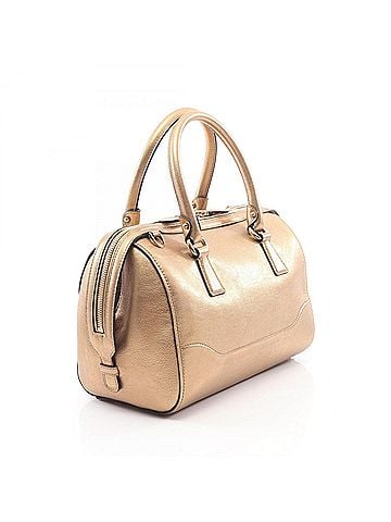 Salvatore Ferragamo Salvatore Ferragamo Gancini 2-Way Handbag, Leather, Women's, Gold Tone (view 2)