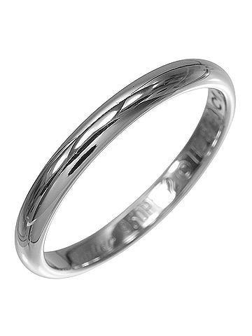 Cartier 1895 Wedding Band Platinum Silver Platinum Ring Jewelry (view 1)