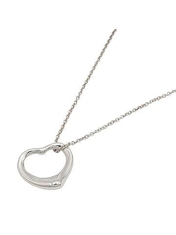 Tiffany & Co. Tiffany & Co. Open Heart Necklace, Sterling Silver 925, Women's Tone (view 1)