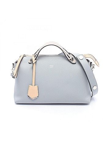 Fendi Fendi BY THE WAY MEDIUM 2-Way Handbag, Leather, Women's, Blue/Gray/Ivory, 8BL124 (view 1)