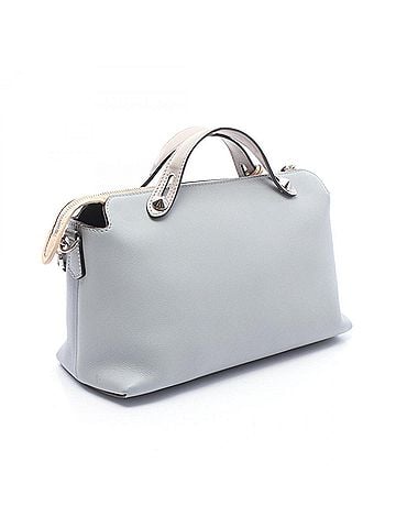Fendi Fendi BY THE WAY MEDIUM 2-Way Handbag, Leather, Women's, Blue/Gray/Ivory, 8BL124 (view 2)