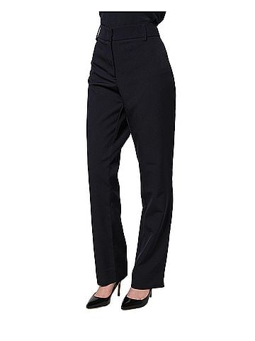 Blugirl Blumarine Dark Blue High Waist Straight Dress Formal Trouser Women's Pants (view 2)