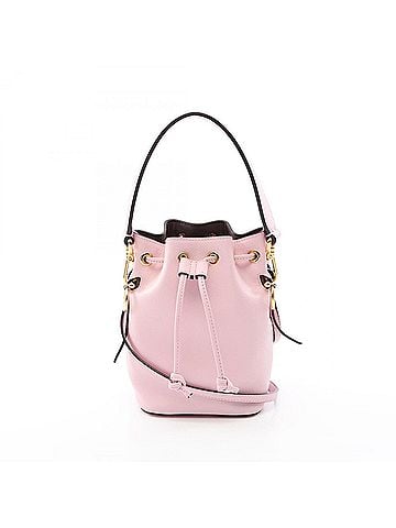 Fendi Fendi Mini Montresor Handbag, Leather, Women's, Pink (8BS010) (view 1)