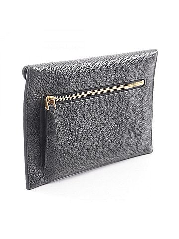 Prada Prada VITELLO GRAIN Envelope Bi-fold Long Wallet, Leather, Women's, Black, 1MF175 (view 2)