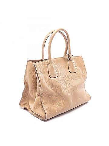 Prada Prada VIT DAINO Handbag, Leather, Women's, Beige, BN2626 (view 2)