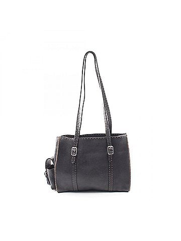 Fendi Fendi Selleria Shoulder Bag/Handbag, Leather, Women's, Black (view 1)