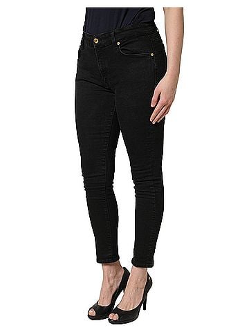 Dolce & Gabbana Basic Black Skinny Cotton Low Waist Denim Women's Jeans (view 2)