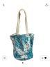 Tommy Bahama 100% Canvas Floral Blue White Tote One size - photo 3