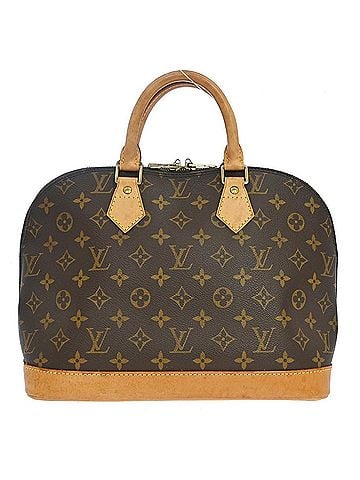 Louis Vuitton Alma Handbag Monogram Canvas Brown Canvas Handbag (view 1)