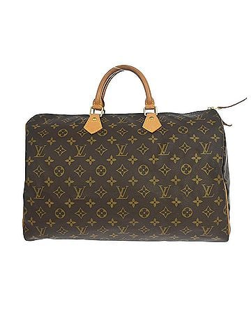 Louis Vuitton Speedy Handbag Monogram Canvas Brown Canvas Handbag (view 1)