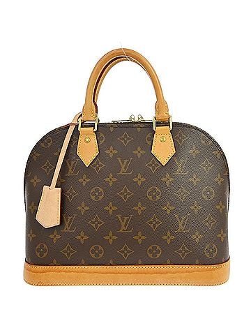 Louis Vuitton Alma Handbag Monogram Canvas Brown Canvas Handbag (view 1)