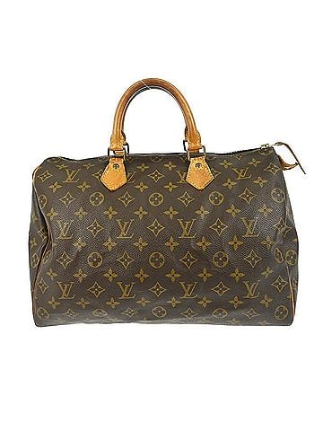 Louis Vuitton Speedy Handbag Monogram Canvas Brown Canvas Handbag (view 1)