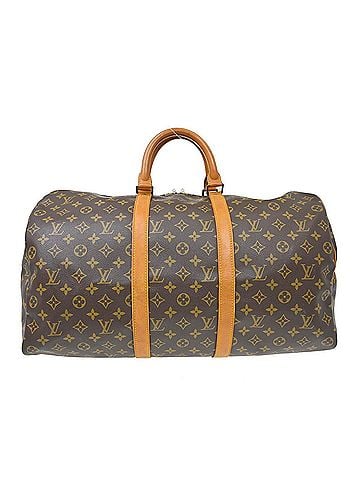 Louis Vuitton Keepall Bag Monogram Canvas Brown Canvas Travel Bag Bag (view 1)