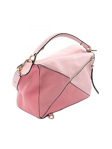 Loewe Loewe Puzzle Bag Medium 2-Way Handbag Leather Women's Pink (view 2)