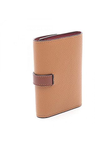 Loewe Loewe Vertical Wallet Small Tri-fold Leather Women's Brown C660S86X01 (view 2)